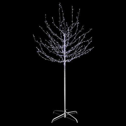 Feeric Lights And Christmas Grand Arbre fleuri lumineux d'intérieur - 400 LED blanc froid