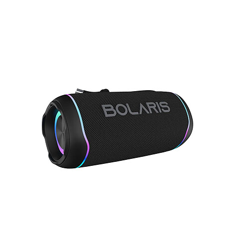 Bolaris Enceinte Sans Fil Bluetooth 5.4 Modèle Parma IPX6 16W avec Effets Lumineux LED Noir