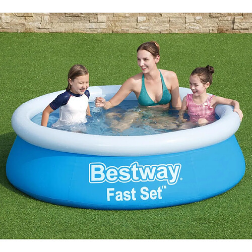 Bestway Piscine gonflable Fast Set Rond 183x51 cm Bleu