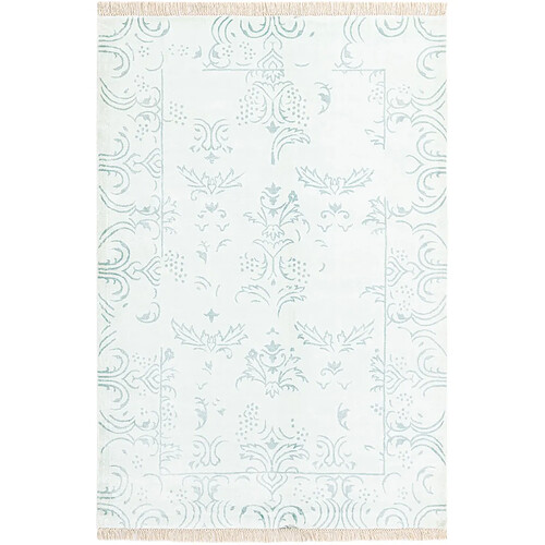 Vidal Tapis de laine 180x122 Bleu Darya