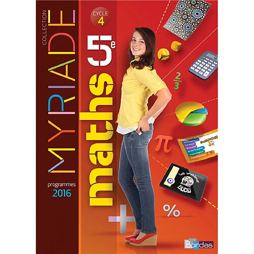 Maths 5e, cycle 4 : programme 2016