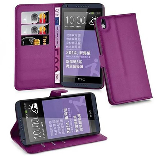 Cadorabo Coque HTC Desire 816 Etui en Violet