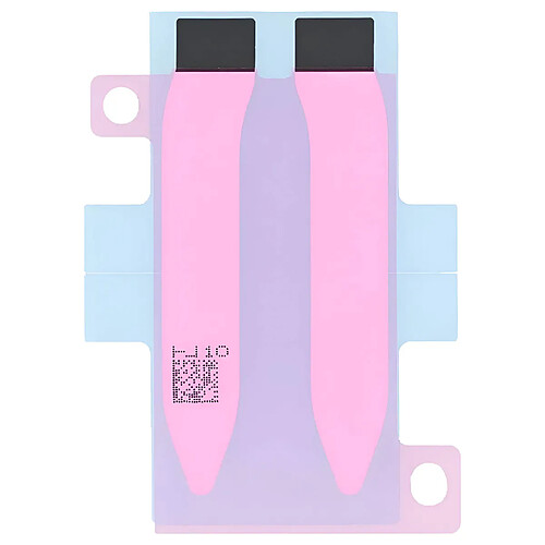 Avizar Clappio Adhésif Batterie pour iPhone 15 Fixation Solide Transparent