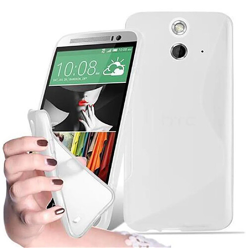 Cadorabo Coque HTC ONE E9 Etui en Transparent