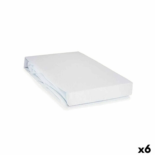 Gift Decor Protecteur de matelas Blanc 135 x 195 cm (6 Unités)