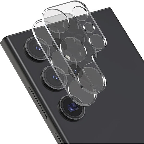 Verres Protection Camera Arriere Transparent X2 Pour Samsung Galaxy S23 Ultra Little Boutik©