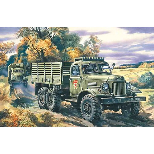 Russischer Militär LKW ZiL-157 - 1:72e - ICM