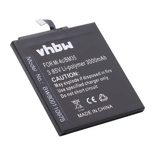 vhbw batterie remplace Xiaomi BM35 pour smartphone (3000mAh, 3,85V, Li-Polymère)