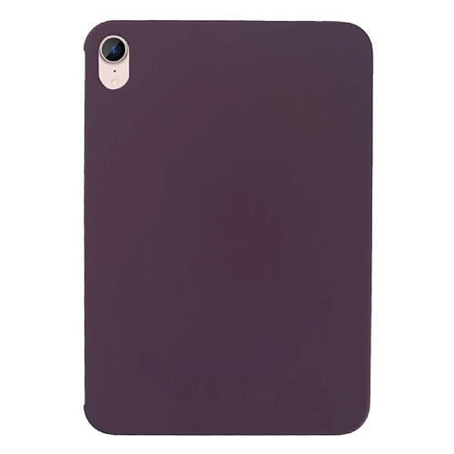 Coque en silicone anti-rayures violet foncé pour votre iPad mini (2021)