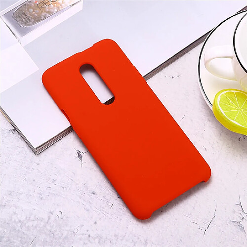 Wewoo Coque Souple Étui de protection ultra-mince en silicone liquide Dropproof pour OnePlus 7 Pro rouge