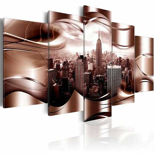 Paris Prix Tableau Imprimé Burgundy New York 100 x 200 cm