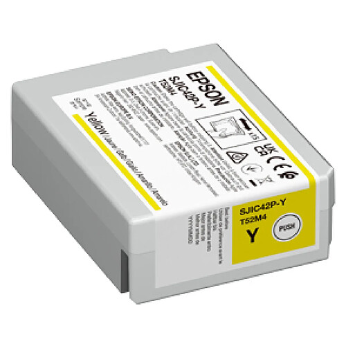 Epson SJIC42P-Y Ink cartridge SJIC42P-Y Ink cartridge for ColorWorks C4000e Yellow