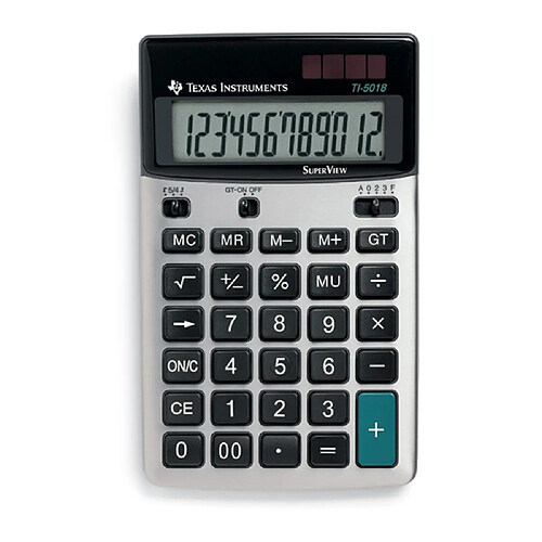 Texas Instruments TI-1706 SV - Blanc/Gris Calculatrice de poche