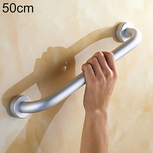 Wewoo 50cm espace salle de bain en aluminium accoudoir sans barrière & sûr