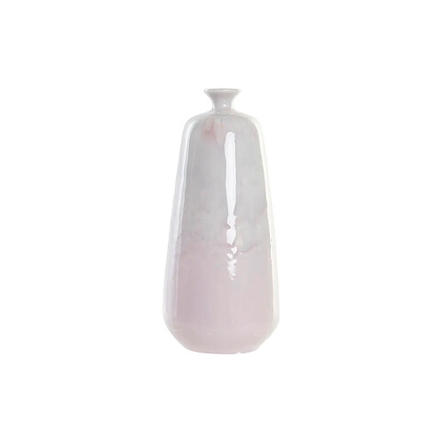 Vase DKD Home Decor Céramique Rose Vert Bicolore Moderne (15 x 15 x 32 cm)