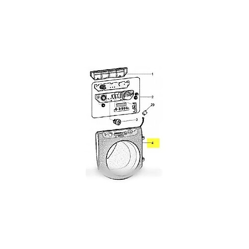 Hotpoint Hublot complet aqgmd149eu/a ha pour lave linge ariston