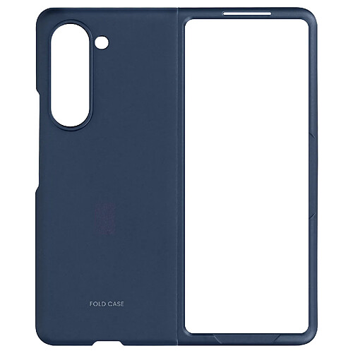 Avizar Coque pour Samsung Galaxy Z Fold 5 Polycarbonate Rigide Finition Mate Bleu Nuit