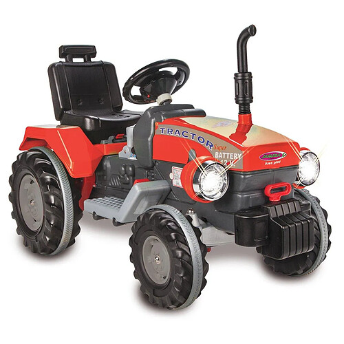 Jamara Ride-on tracteur Power Drag rouge 12V