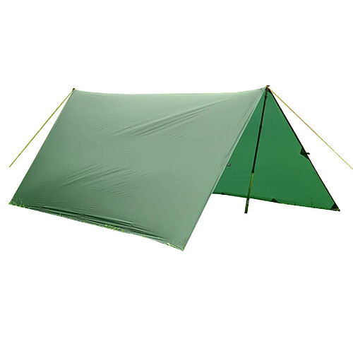 Universal Tente en tissu Oxford, parasol et couverture de couronne carrée anti-pluie, couverture de couronne de camping car de plage extérieure polyvalente.(Vert)