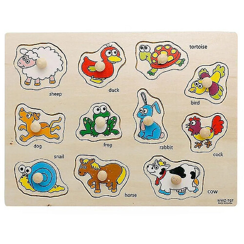 Universal (I) Animaux Puzzle de lettres Jouets éducatifs pour la petite enfance