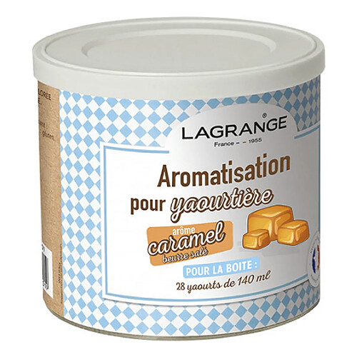 Pot de 425g arome caramel beurre salé pour yaourtière - 380350 - LAGRANGE