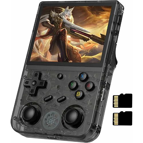 Generik Anbernic RG353V Consoles de Jeux Portables, Dual OS Android 11 and Linux System Support 5G WiFi 4.2 Bluetooth Moonlight Streaming HDMI Output Built-in 64G SD Card 4452 Jeux