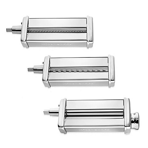 Machine à pâtes de luxe 3 rouleaux chrome - 5ksmpra - KITCHENAID