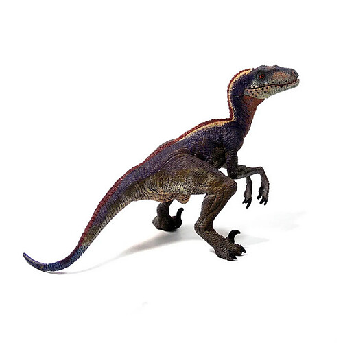 Papo Figurine Dinosaure : Vélociraptor bleu