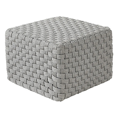 Beliani Pouf NALLI Gris