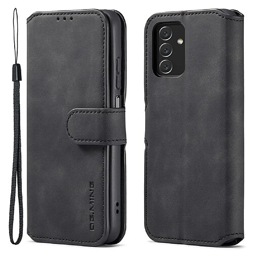 Etui en PU DG.MING style rétro avec support noir pour votre Samsung Galaxy A13 4G