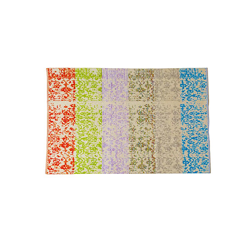 Alter Tapis moderne Utah, style kilim, 100% coton, multicolore, 200x140cm