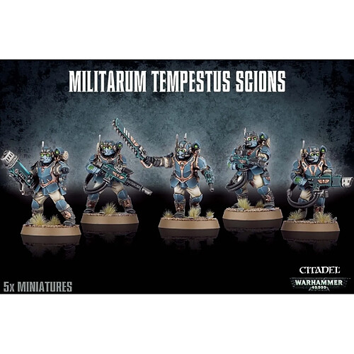 Games workshop Warhammer 40k . - Astra Militarum Tempestus Scions Squad / Scions Squad