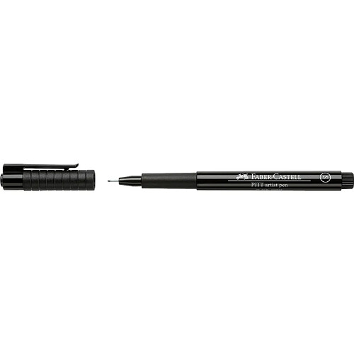 FABER-CASTELL Feutre PITT artist pen, noir ()