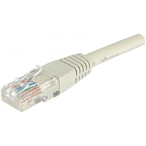 Abi Diffusion Cordon RJ45 catégorie 6 U/UTP gris - 30 m