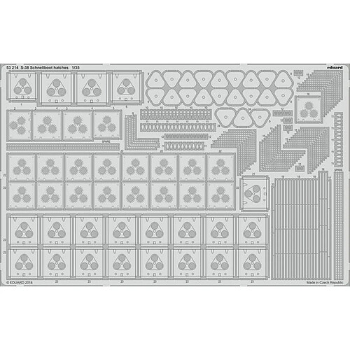 S-38 Schnellboot hatches for Italeri - 1:35e - Eduard Accessories