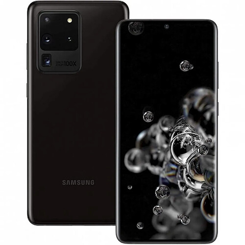 Samsung Galaxy S20 Ultra 5G Dual Sim 128 Go - Noir - Débloqué