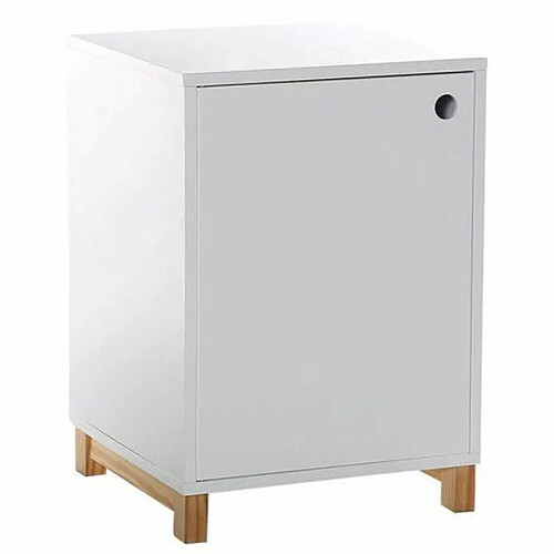 Paris Prix Caisson de Bureau 1 Porte Lucet 57cm Blanc