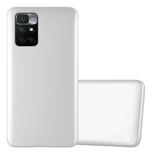 Cadorabo Coque Xiaomi RedMi 10 4G Etui en Argent