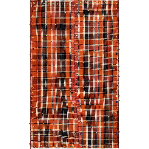 Vidal Tapis de laine 225x137 orange Jajim