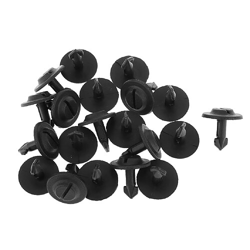 20x Noire Clips de Avant Moteur Pare-chocs Pour Automobile pour Audi Volkswagen Passat