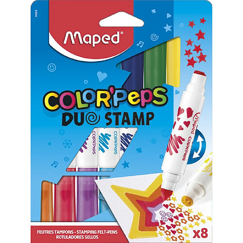 Maped Feutres colorpeps duo stamp 8pcs