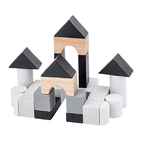 Universal Voyage Boîte en fer Éducation en bois Jouets éducatifs précoces 3D Cubes incompréhensibles Jouets de construction 2 + | Bloc