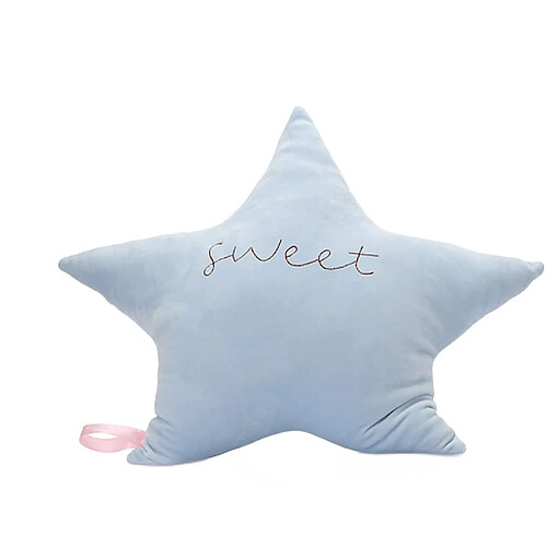 Universal Coussin bébé jouet douceur consolation étoile muet poupée peluche coussin décoratif de lit 45cm | Peluche