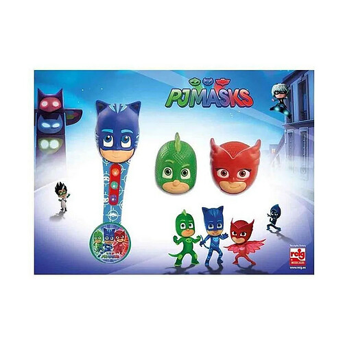 Microphone Reig PJ Masks 3 couleurs