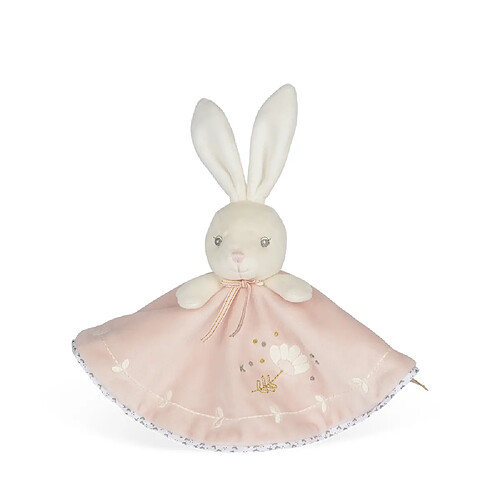 Doudou rond Lapinou rose Perle 20 cm - Kaloo