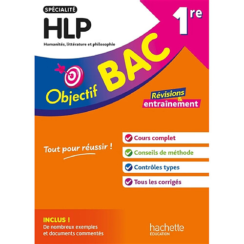 Spécialité HLP, humanités, littérature et philosophie 1re : révisions & entraînement · Occasion