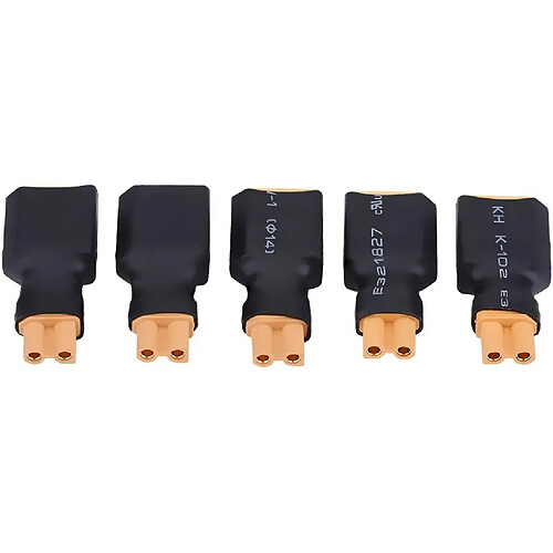 5pcs RC Drone Plug Adaptateur Convertisseur de Batterie Plug XT30 à XT60