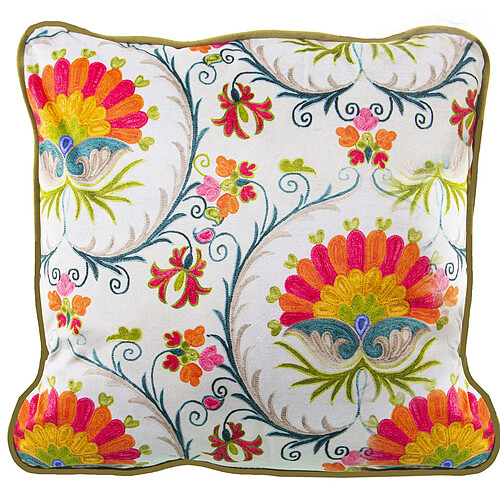 Coussin Alexandra House Living Multicouleur Textile 45 x 45 cm