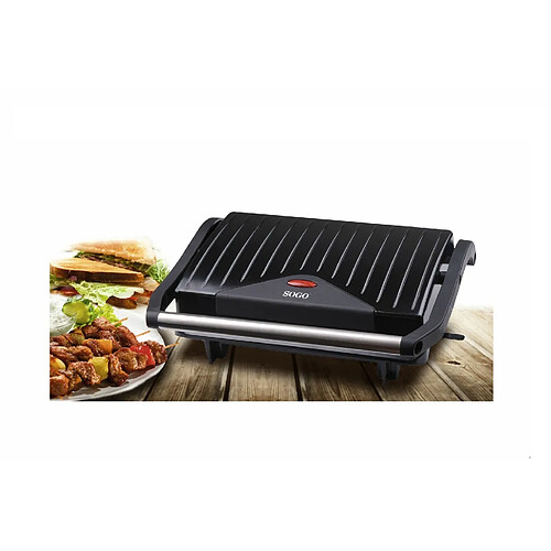 Sogo PLAQUE GRILLE SANDWICH ET PANINI PRESS 2 TRANCHES