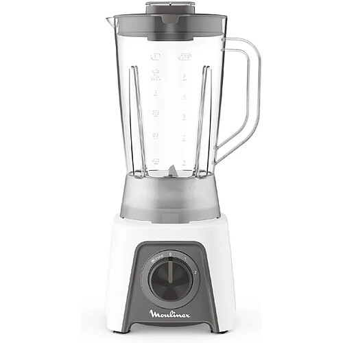 Moulinex blender électrique de 1,5L 450W blanc noir